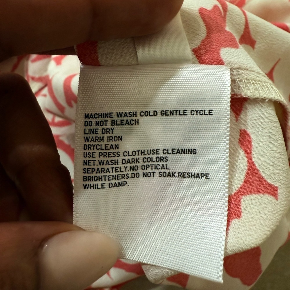 UNIQLO Size-S Floral Sleeveless Dress - Red and White - Picture 10 of 10